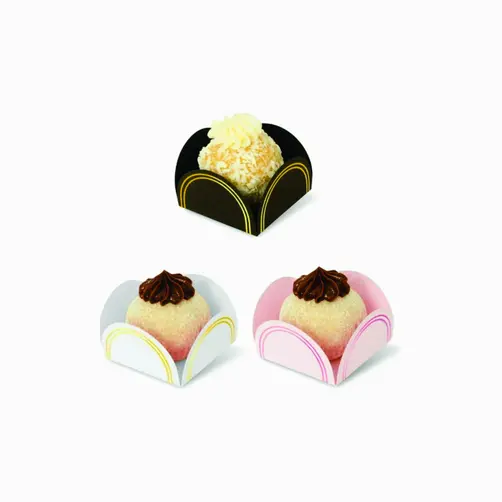 EMBALAGEM FORMINHA DOCE / BRIGADEIRO PERSONALIZADA 3,5X1,5X 3,5 - 500 UNID