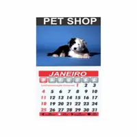 ÍMÃ DE GELADEIRA COM CALENDÁRIO PERSONALIZADO - 10 UNID - imagem 1