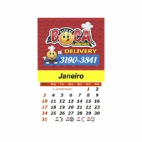 ÍMÃ DE GELADEIRA COM CALENDÁRIO PERSONALIZADO - 10 UNID - imagem 2