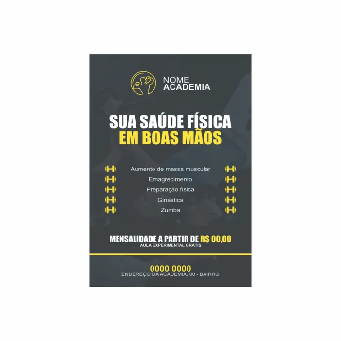 PANFLETO PERSONALIZADO - 21x30CM - FRENTE - 10 UNID