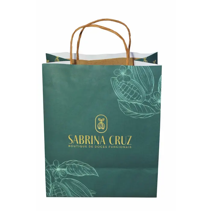 EMBALAGEM SACO PARA LANCHES PERSONALIZADA - 100 UNID