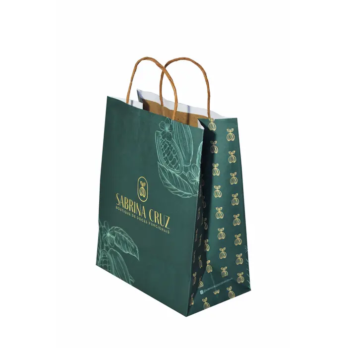EMBALAGEM SACO PARA LANCHES PERSONALIZADA - 100 UNID
