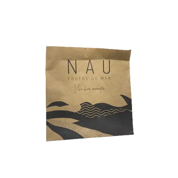 EMBALAGEM SACO PARA LANCHES PERSONALIZADA EM KRAFT - 100 UNID