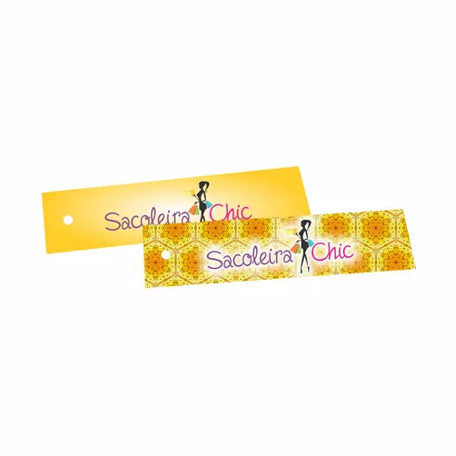 TAG PERSONALIZADA 8,8X2,2CM - 10 UNID