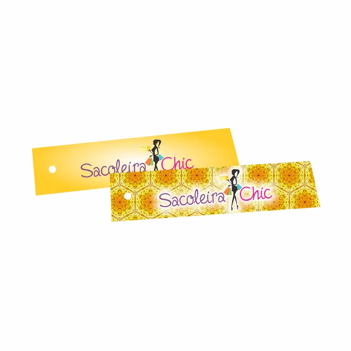 TAG PERSONALIZADA 8,8X2,2CM - 10 UNID