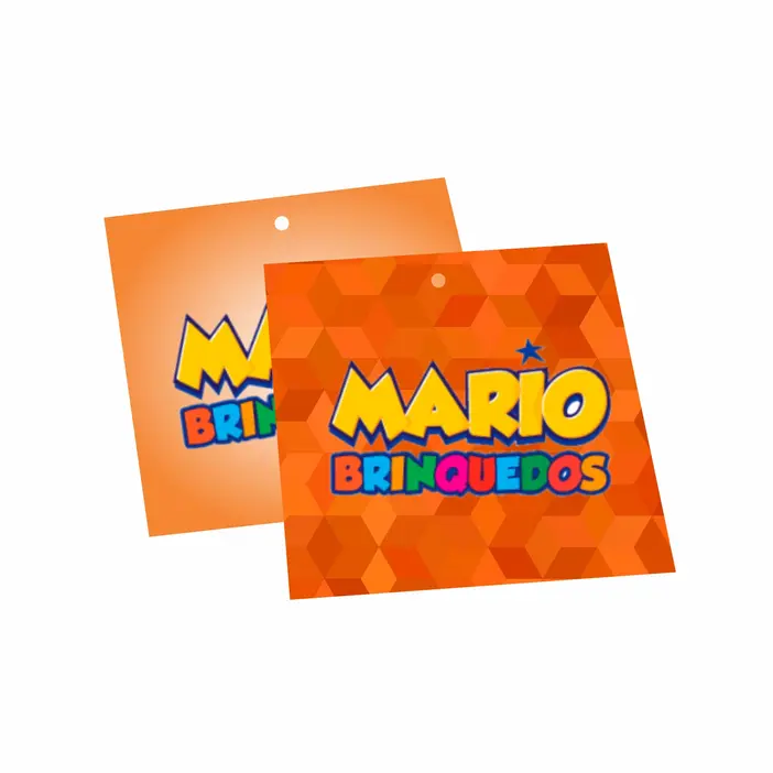 TAG PERSONALIZADA 4,2X4,8CM - 10 UNID