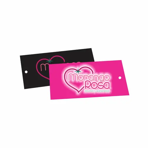 TAG PERSONALIZADA 8,8X4,8CM - 10 UNID