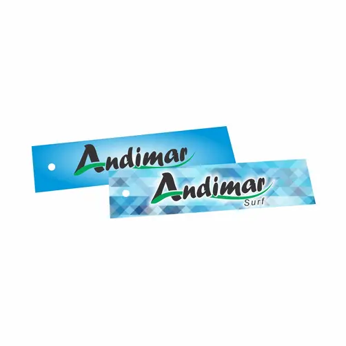 TAG PERSONALIZADA 8,8X2,2CM - 10 UNID