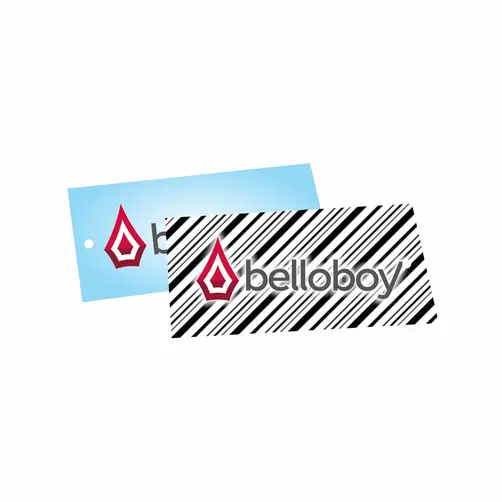 TAG PERSONALIZADA 8,8X4,8CM - 4X4 - FRENTE E VERSO - 10 UNID