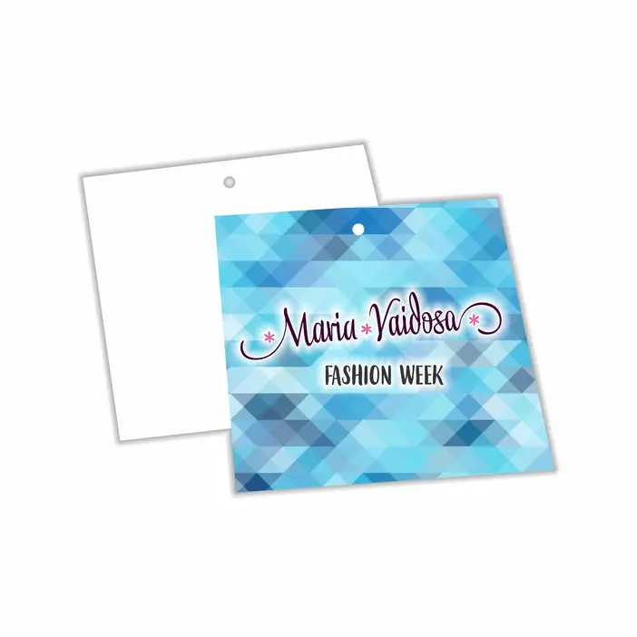 TAG PERSONALIZADA 4,2X4,8CM - 4X0 - FRENTE - 10 UNID