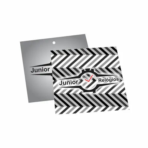 TAG PERSONALIZADA 4,2X4,8CM - 4X4 - FRENTE E VERSO - 10 UNID