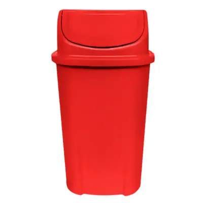 Lixeira Plástica Basculante injetada 60 Litros - VERMELHA