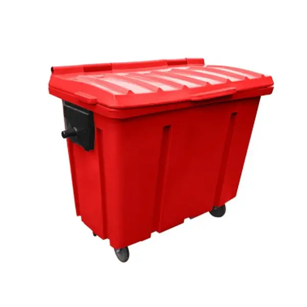 Contentor Plástico 500 Litros - VERMELHO