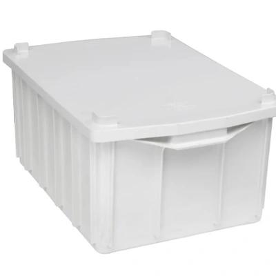 Caixa Organizadora 26 Litros - Com Tampa - BRANCA
