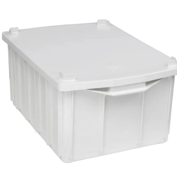 Caixa Organizadora 26 Litros - Com Tampa - BRANCA