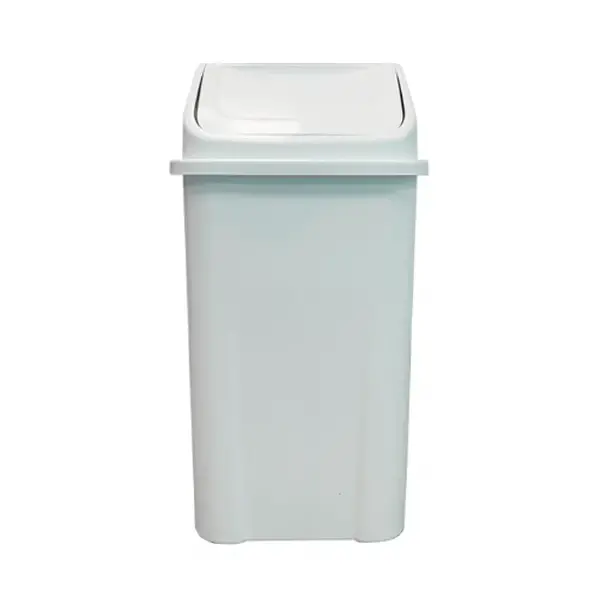 Lixeira Plástica Basculante injetada 100 Litros - BRANCA