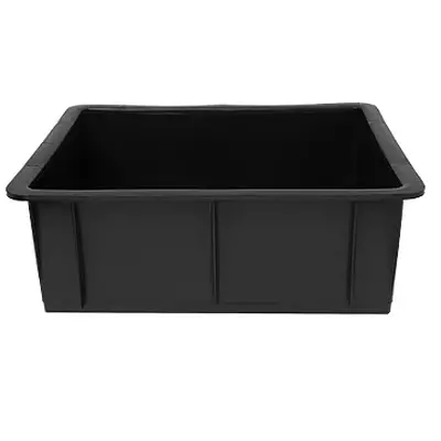 Caixa Organizadora 15 Litros - Com Tampa - PRETA