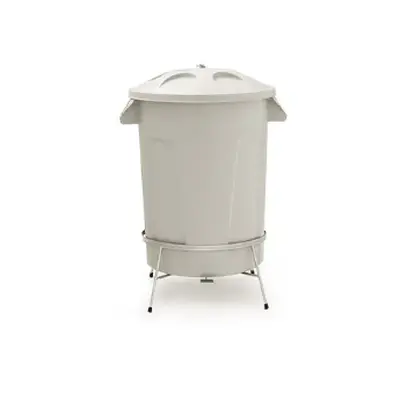 Lixeira Plástica Com Pedal em Aço 100 litros - Diversas Cores Disponíveis