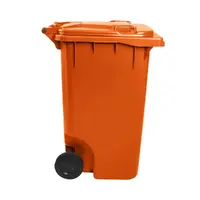 Carro Coletor 240 Litros - LARANJA - imagem 6