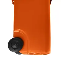 Carro Coletor 240 Litros - LARANJA - imagem 3