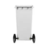 Carro Coletor de lixo 120 Litros - BRANCO - imagem 3