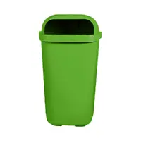 Lixeira Individual Coleta Seletiva Com Suporte Gruplast Verde 50L - imagem 1