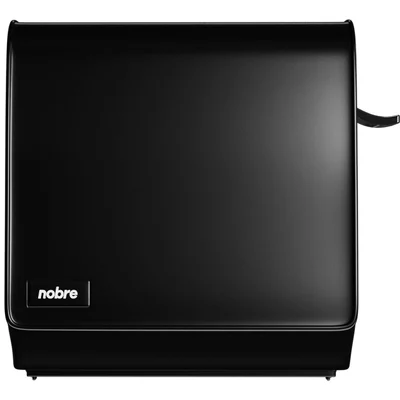 Dispenser c/ alavanca p/ toalha bobina preto - Brave - Nobre