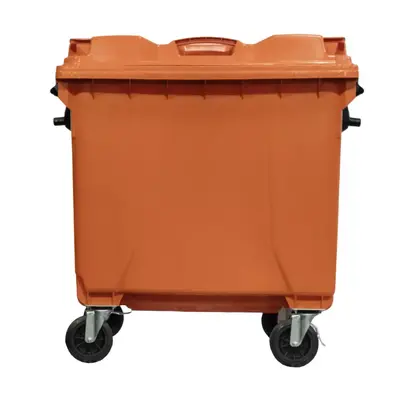 Contentor Plástico 1000 Litros Marrom