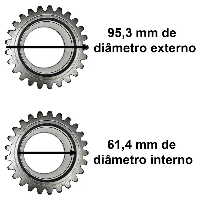 Engrenagem do Diferencial Dianteiro 450/10206  GTT PARTS 