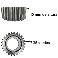 Engrenagem do Diferencial Dianteiro 450/10206  GTT PARTS  - imagem 12