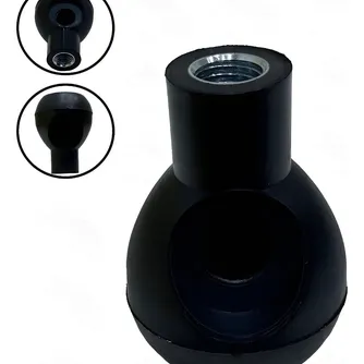 Manopla da Alavanca (Com Rosca ou Passante) 128/12635 e 128/12634  GTT PARTS 