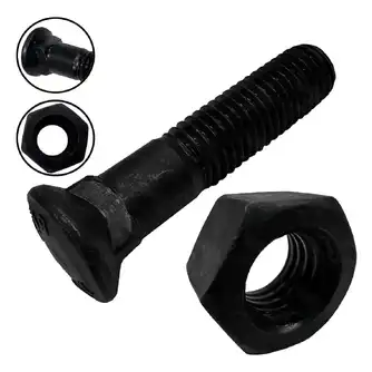 Parafuso e Porca do Dente Central  75238351 e 6001124  GTT PARTS 