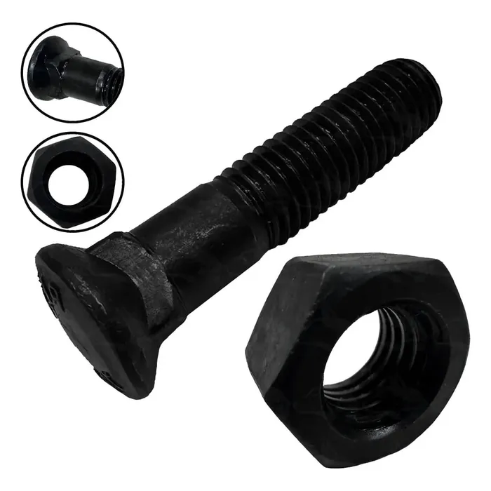Parafuso e Porca do Dente Central  75238351 e 6001124  GTT PARTS 