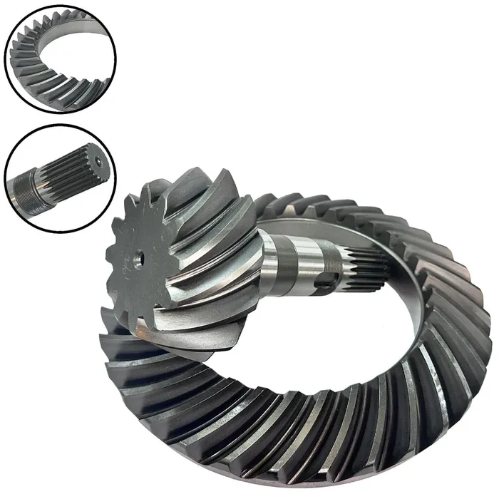 Coroa e Pinhão Traseira 12x33 84203713  GTT PARTS 
