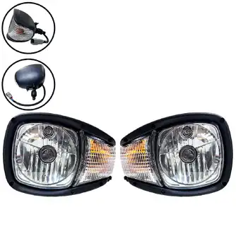 Farol Dianteiro Esquerdo e Direito 3443455 e 3443456 GTT PARTS 