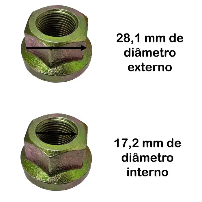 Parafuso e Porca de Roda