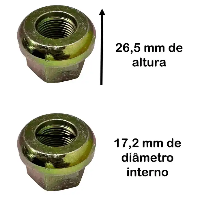 Parafuso e Porca de Roda