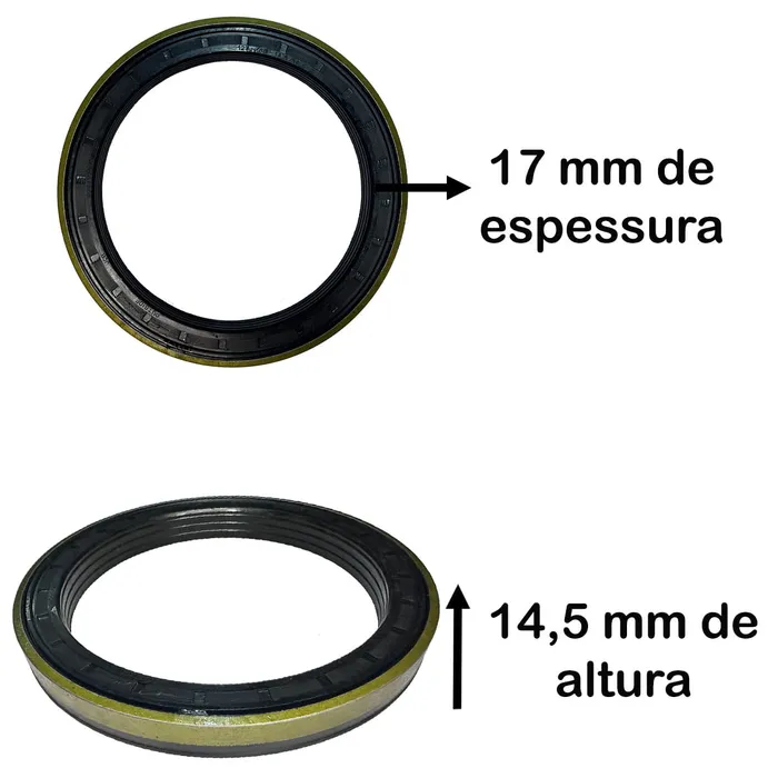 Retentor de Roda em VITON 904/50033  GTT PARTS 