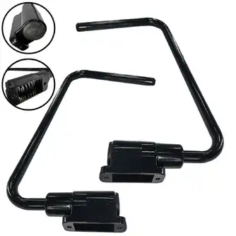 Braço do Espelho Retrovisor 123/04969 e 123/04968  GTT PARTS