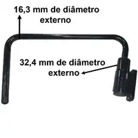 Braço do Espelho Retrovisor 123/04969 e 123/04968  GTT PARTS - imagem 7