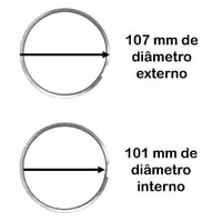 Jogo de Anéis STD 320/09213  GTT PARTS  - imagem 8
