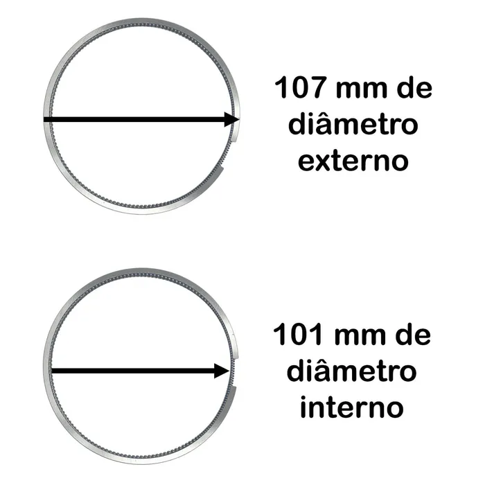 Jogo de Anéis STD 320/09213  GTT PARTS 