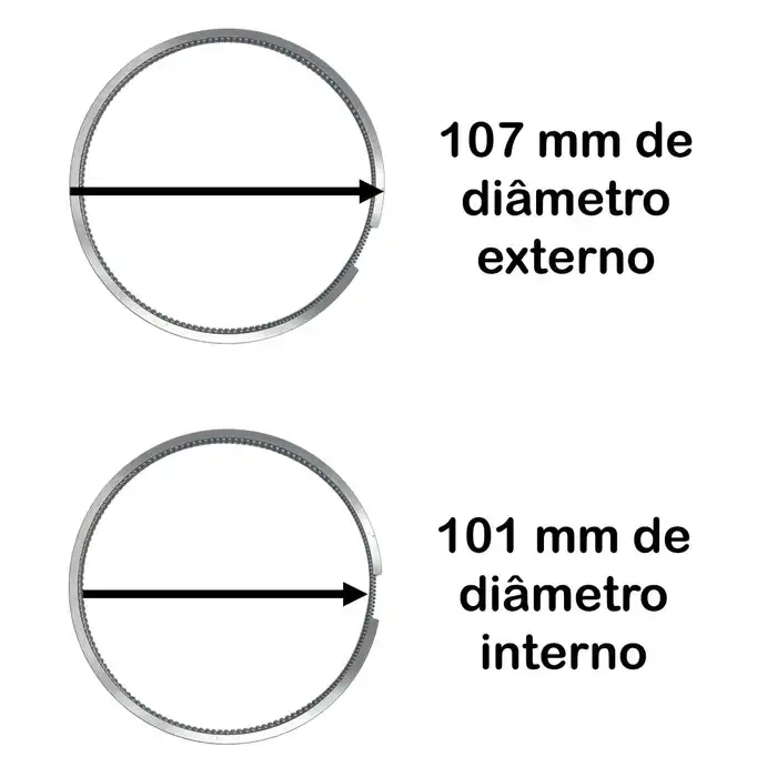 Jogo de Anéis STD 320/09213  GTT PARTS 