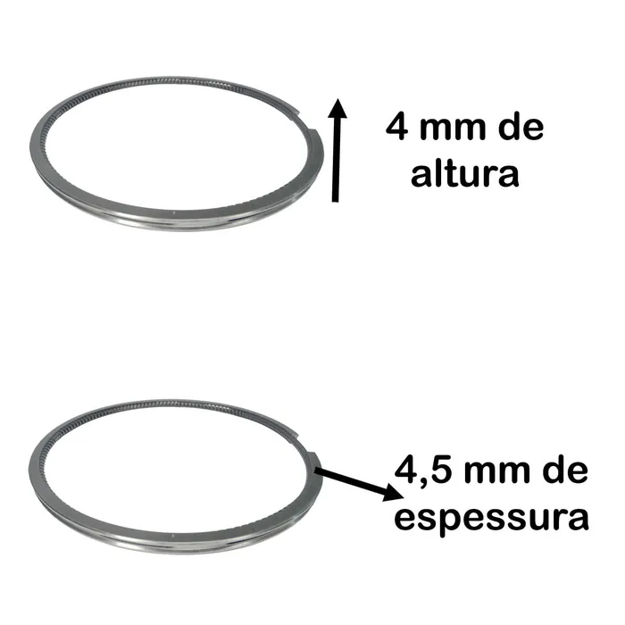 Jogo de Anéis STD 320/09213  GTT PARTS 