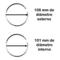 Jogo de Anéis STD 320/09213  GTT PARTS  - imagem 10