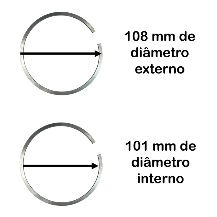 Jogo de Anéis STD 320/09213  GTT PARTS 