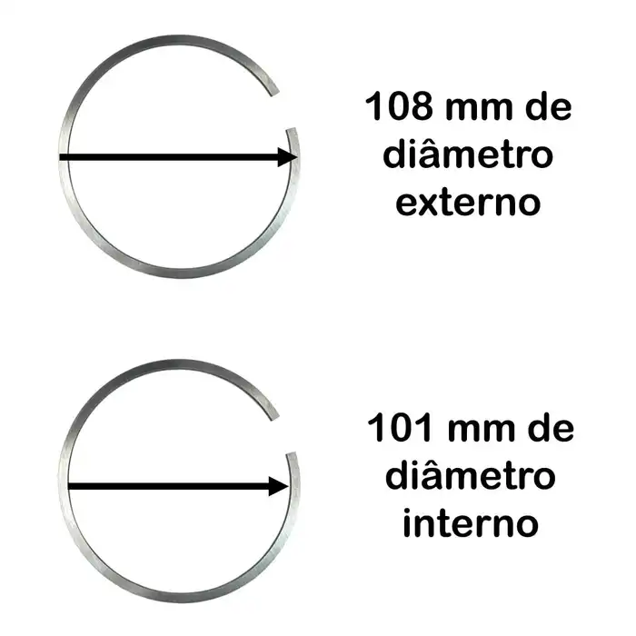 Jogo de Anéis STD 320/09213  GTT PARTS 
