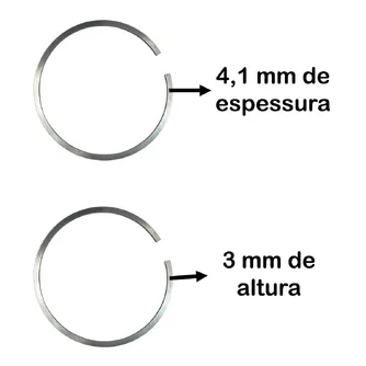 Jogo de Anéis STD 320/09213  GTT PARTS 