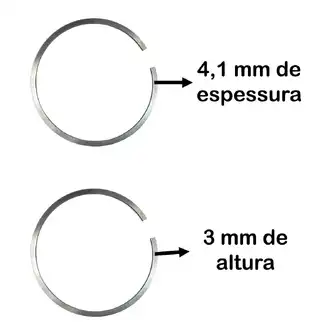 Jogo de Anéis STD 320/09213  GTT PARTS 