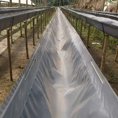 Calha plástica para morango e hortaliças 102,0 m
